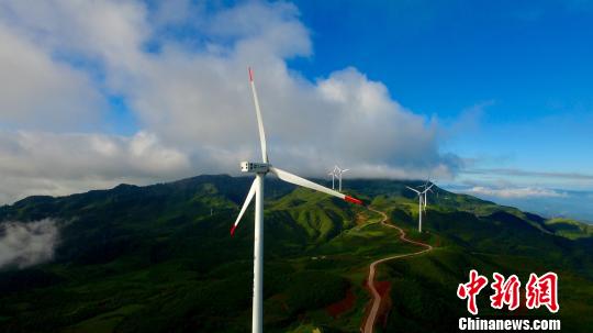 磨豆山風電場 中廣核供圖 攝