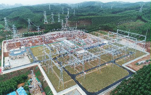 中國能建廣西院設(shè)計500千伏金陵輸變電工程投產(chǎn)